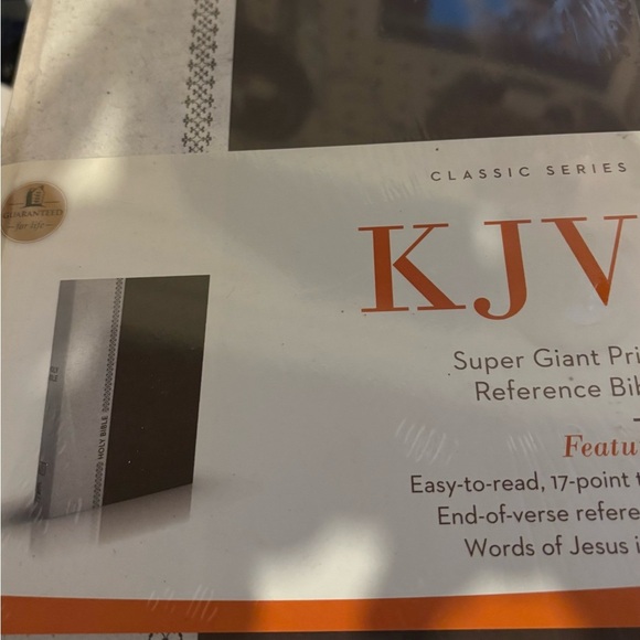 Holy Bible: King James Version Super Giant Print Reference Bible - Picture 2 of 5